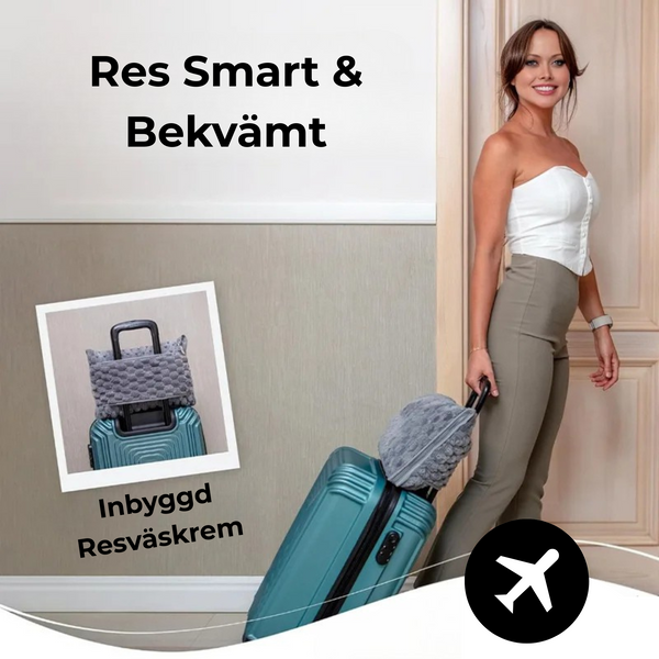 2-i-1 Resefilt & Kudde – Mjuk, Kompakt & Multifunktionell