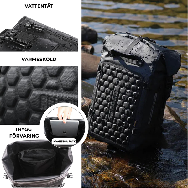 Rhinowalk Vattentät Modulär MC-väska – 8L / 15L / 30L