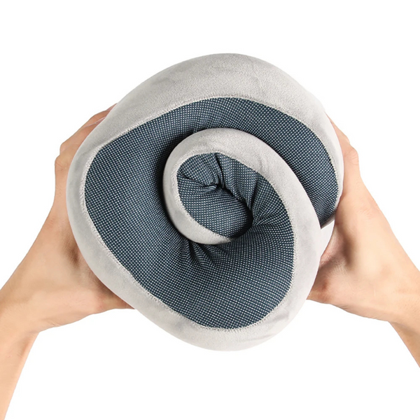 Resekudde i Minnesskum – Ergonomiskt Nackstöd för Flyg, Bil & Tåg U-formad & Bekväm Sovkudde