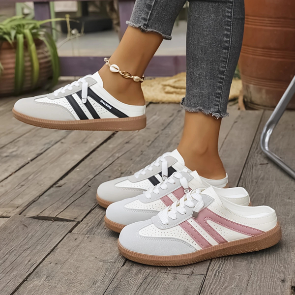 Snygga Damtofflor med Sneakers-look – Bekväma, Moderna & Platta