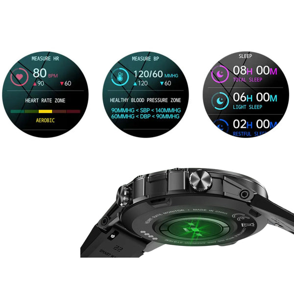 Smartklocka med HD Bluetooth-samtal