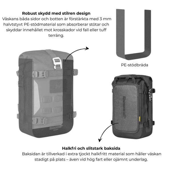 6L Vattentäta Motorcykelväska