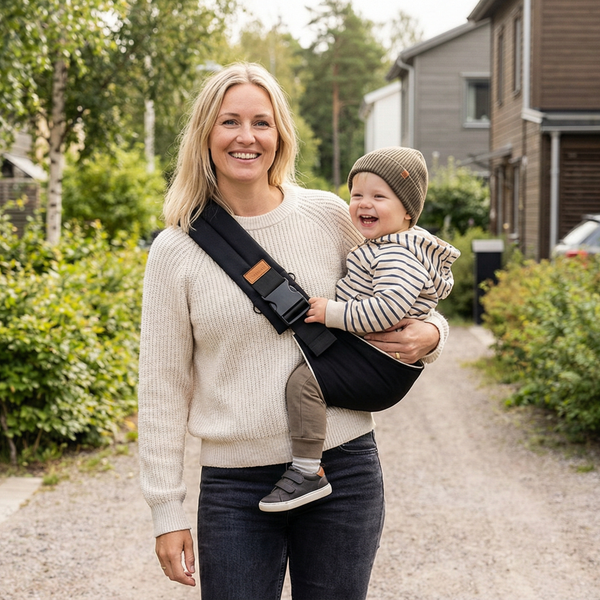 Bärsele för barn 0-12 Månader – Ergonomisk, Bekväm & Justerbar