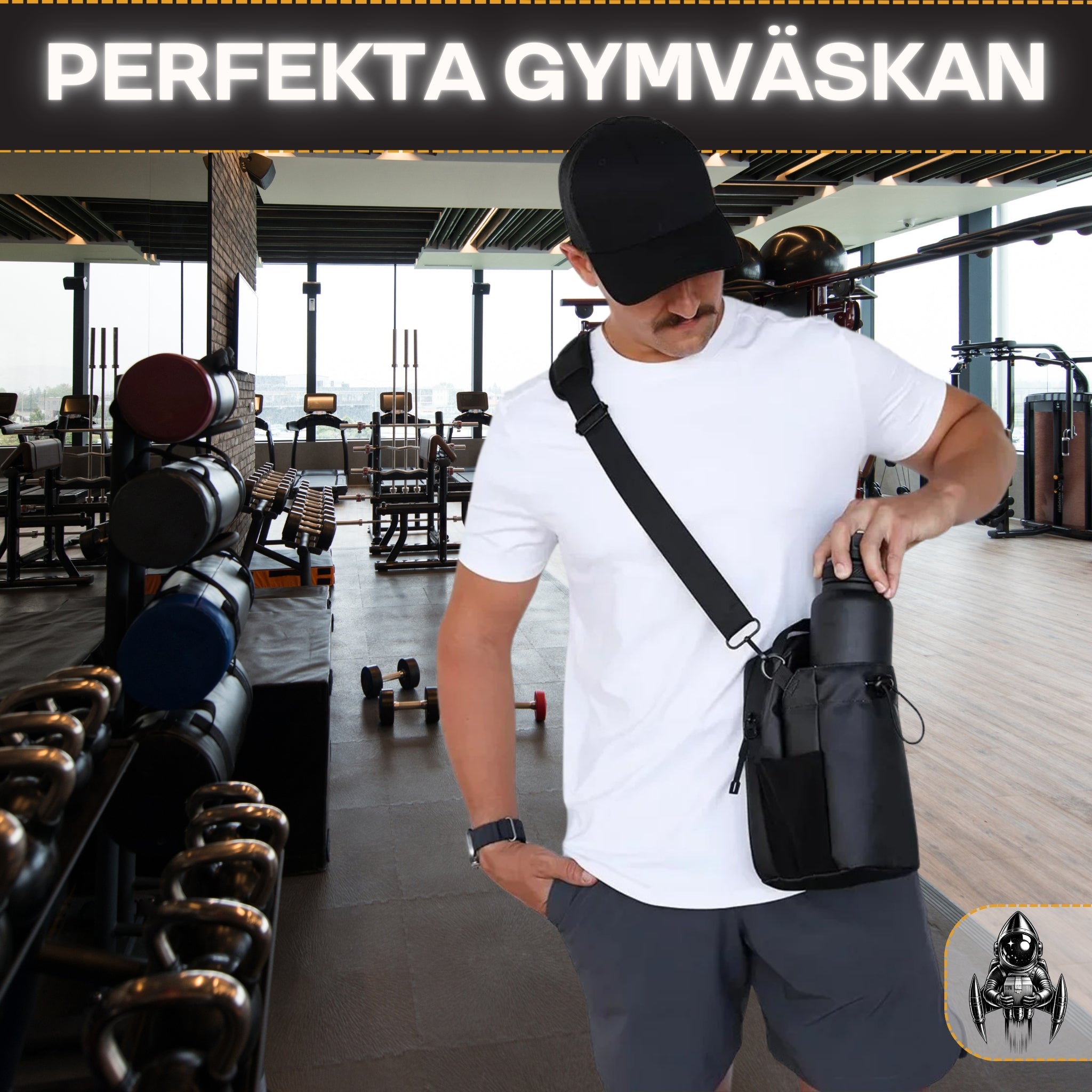Magnetisk Gymväska