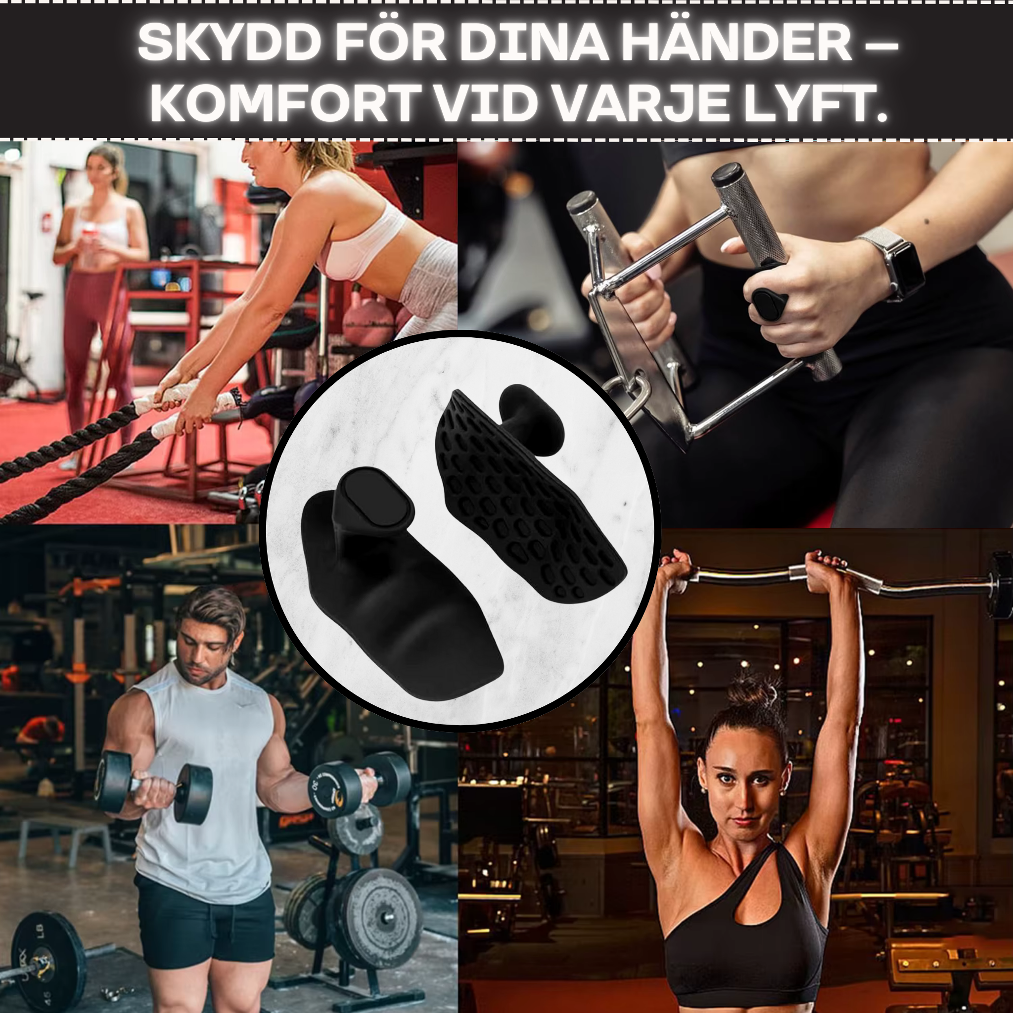 Gripura™ Greppskydd för Gym & Styrketräning