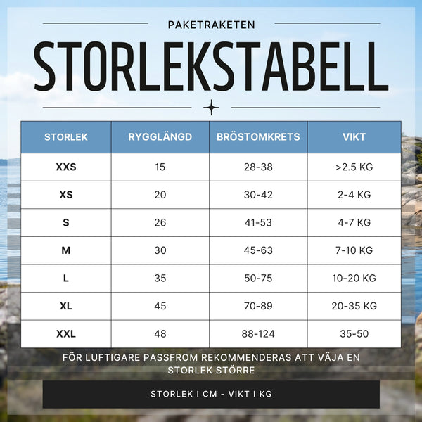 Säkerhetsväst för Stora Hundar