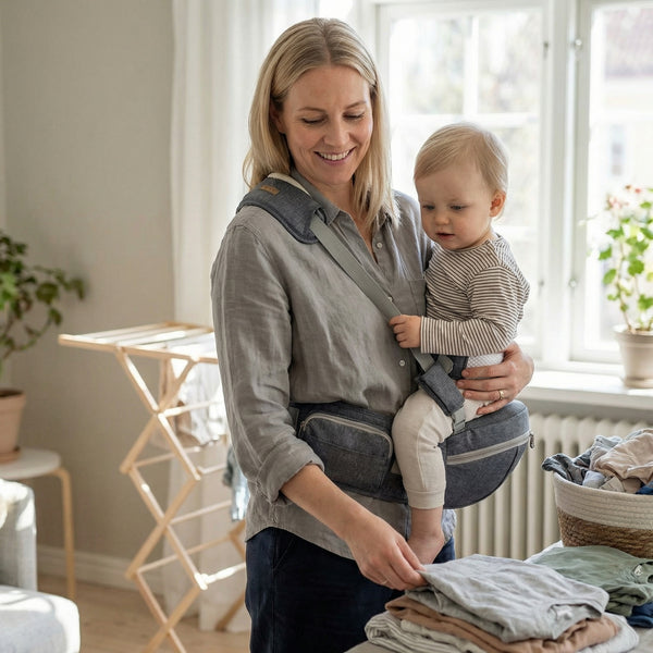 Ergonomisk Höftbärare – Avlastar Rygg & Gör Bärandet Enklare i Vardagen