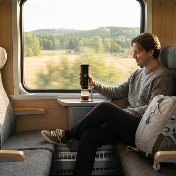 Trådlös Elektrisk Portabel Espressomaskin – 3-i-1 Kapsel- & Kaffepulverbryggare