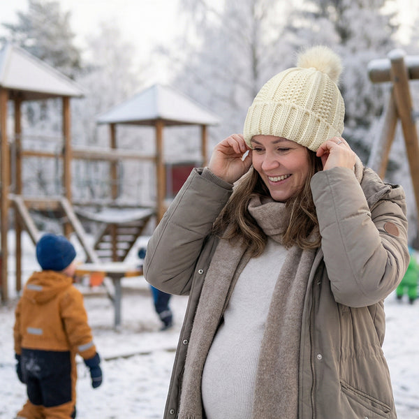 Varm Mössa med Satinfoder