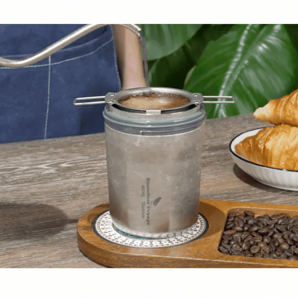 Kaffefilter & Tefilter av Titanium – Premium, Högkvalitativt, Kompakt & Lättvikt