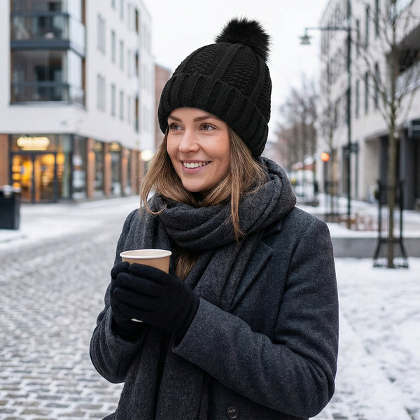 Varm Mössa med Satinfoder